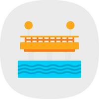 Pier Vector Icon Design