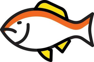 fish vector illustration on a background.Premium quality symbols.vector icons for concept and graphic design.