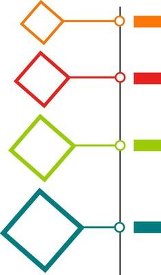 Colorful infographic elements for Business.