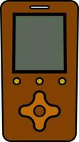 Game controller in flat style. vector