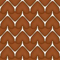 Pattern homemade cookie different taste in pastry biscuit vector