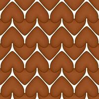 Pattern homemade cookie different taste in pastry biscuit vector