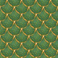 Pattern homemade cookie different taste in pastry biscuit vector