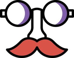 ilustración de vector de bigote en un fondo. símbolos de calidad premium. iconos vectoriales para concepto y diseño gráfico.