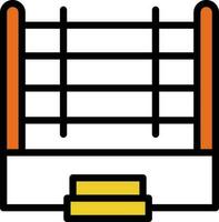 boxing ring vector illustration on a background.Premium quality symbols.vector icons for concept and graphic design.