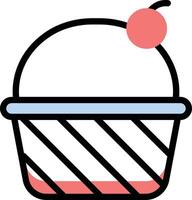 cupcake vector illustration on a background.Premium quality symbols.vector icons for concept and graphic design.