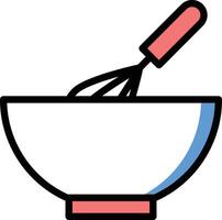 bowl whisk vector illustration on a background.Premium quality symbols.vector icons for concept and graphic design.