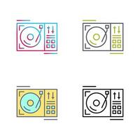 Turntable Vector Icon