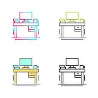 Desk Vector Icon