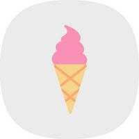 Ice cream cone Vector Icon Design