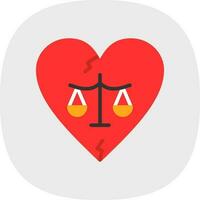 Divorce Vector Icon Design