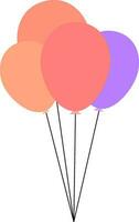 Illustration of balloons. vector