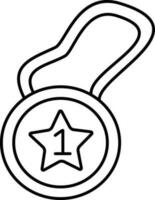 Winner's Medal for Sports concept. vector