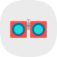 Binoculars Vector Icon Design