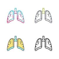 Lungs Vector Icon