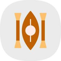 Kayak Vector Icon Design