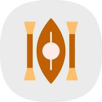 Kayak Vector Icon Design