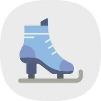 Ice skates Vector Icon Design