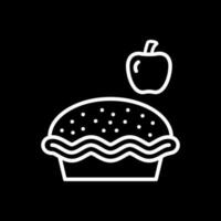 Apple pie Vector Icon Design