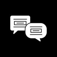 Conversation Vector Icon Design