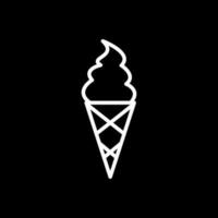 Ice cream cone Vector Icon Design