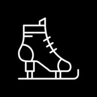 Ice skates Vector Icon Design