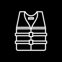 Life jacket Vector Icon Design