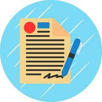 Contract Vector Icon Design