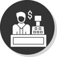 Cashier Vector Icon Design