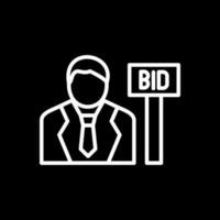 Bid Vector Icon Design