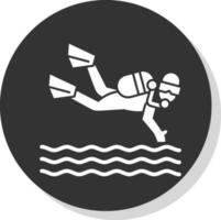 Scuba dive Vector Icon Design