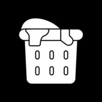 Laundry basket Vector Icon Design