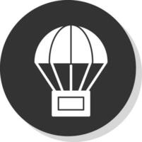 Parachute Vector Icon Design