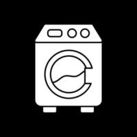 Washing machine Vector Icon Design