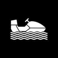 Snowmobile Vector Icon Design