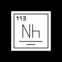 Nihonium Vector Icon Design