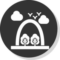 Mount rushmore Vector Icon Design