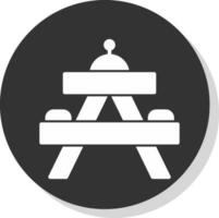 Picnic table Vector Icon Design