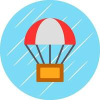 Parachute Vector Icon Design