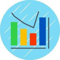 Bar chart Vector Icon Design