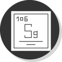 Seaborgium Vector Icon Design