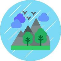 Alpes vector icono diseño