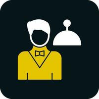 Waiter Vector Icon Design