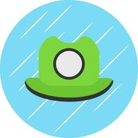 diseño de icono de vector de sombrero