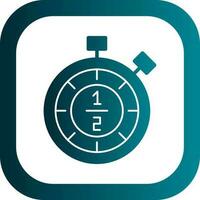 Half time Vector Icon Design