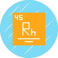 Rhodium Vector Icon Design