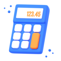 3D calculator renders graphics of sleek and functional calculator designs. Perfect for accurate calculations and effortless number crunching. png