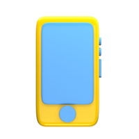 teléfono 3d icono ilustración png