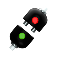Plugged 3D Icon illustration png