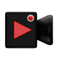 video camera 3d icoon illustratie png